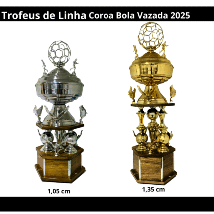 Troféus Linha Coroa Bola Vazada 2025